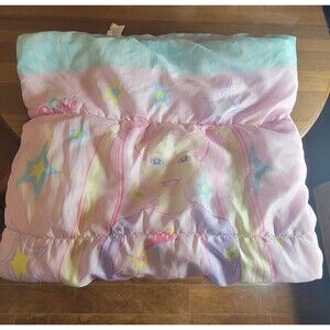 Vintage Sleeping Bag 2002 Mattel Barbie in Pajamas